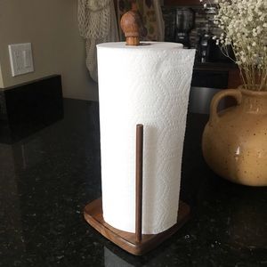 Wooden Paper Towel Holder